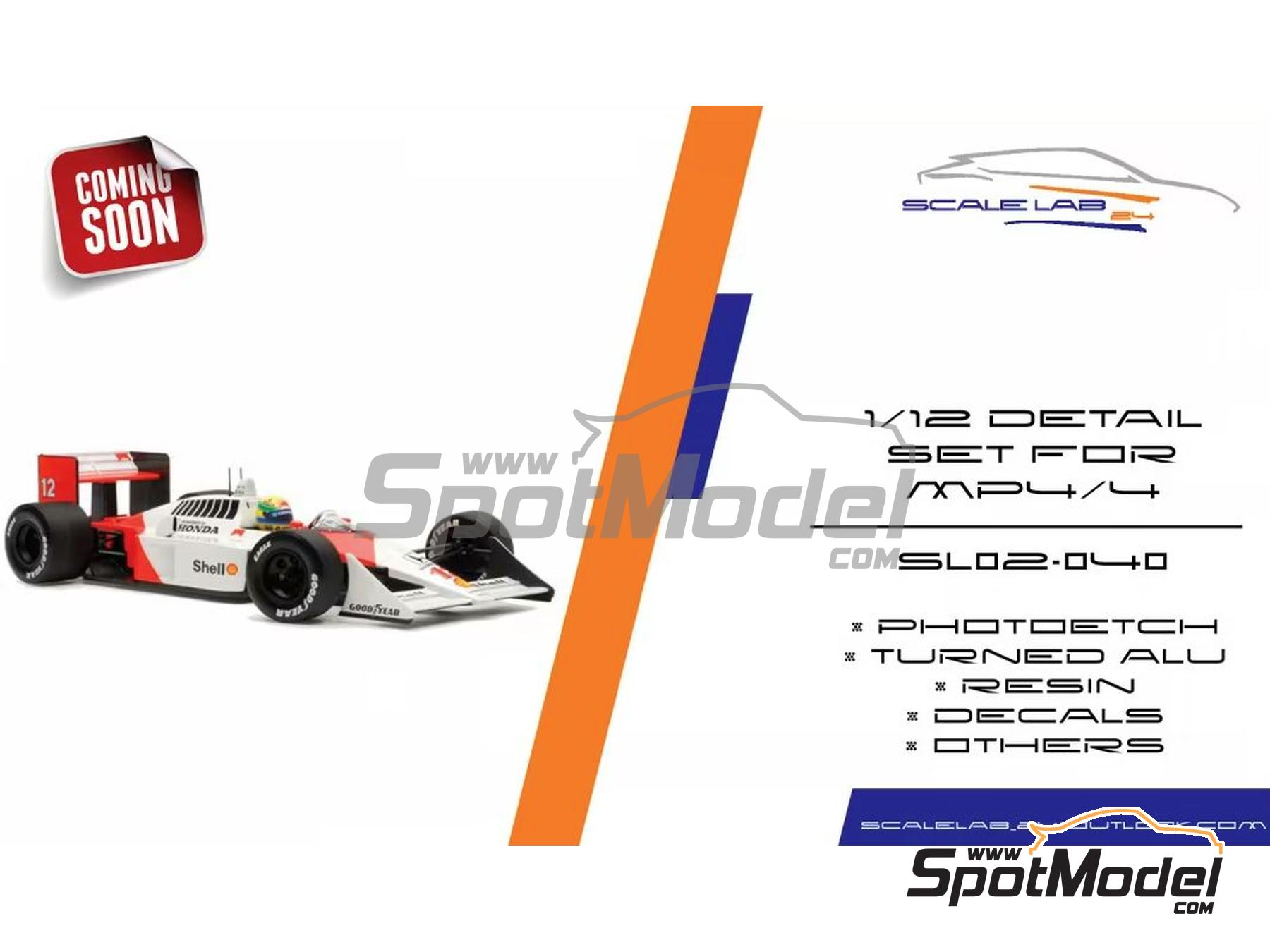 ScaleLab 24 SL02-040: Detail up set 1/12 scale - McLaren